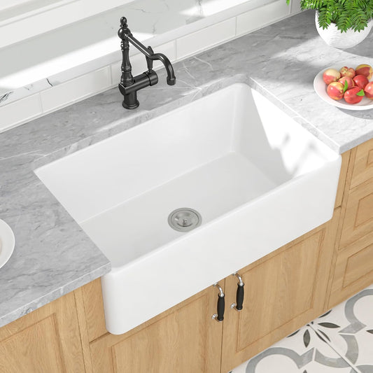 Single Bowl Deep Basin Undermount Farm Sink