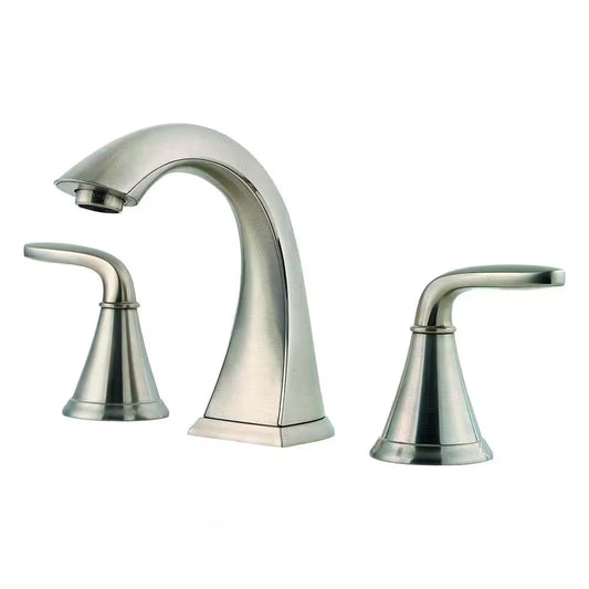 2-Handle Bathroom Faucet in Brushed Nickel