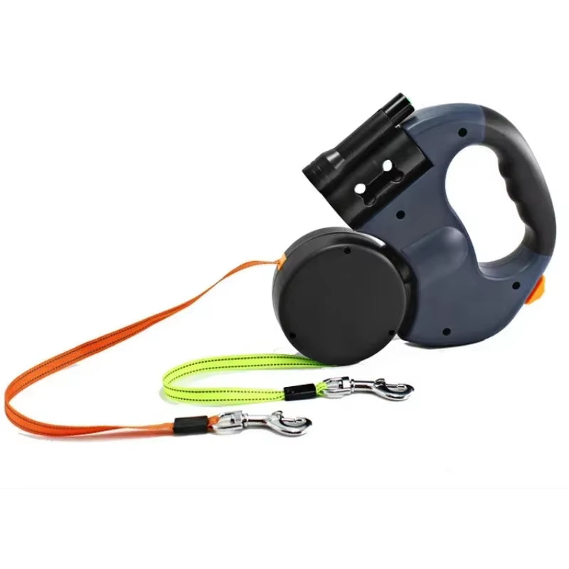 LED Automatic Retractable Traction Dog Leash 