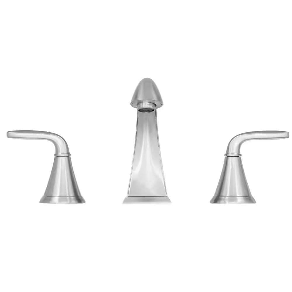 2-Handle Bathroom Faucet in Brushed Nickel