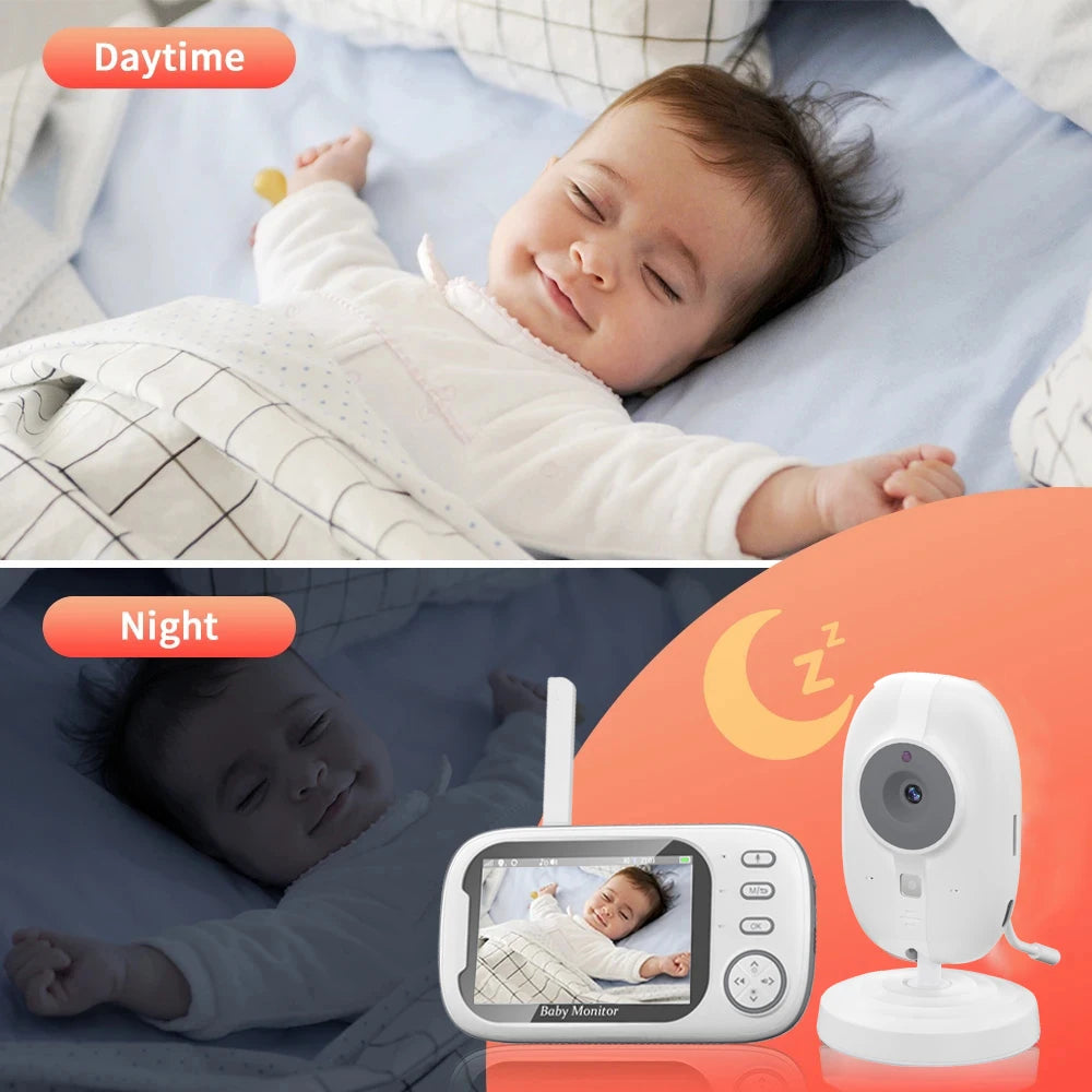 3.5 Inch Wireless Video Baby Monitor/Cam 