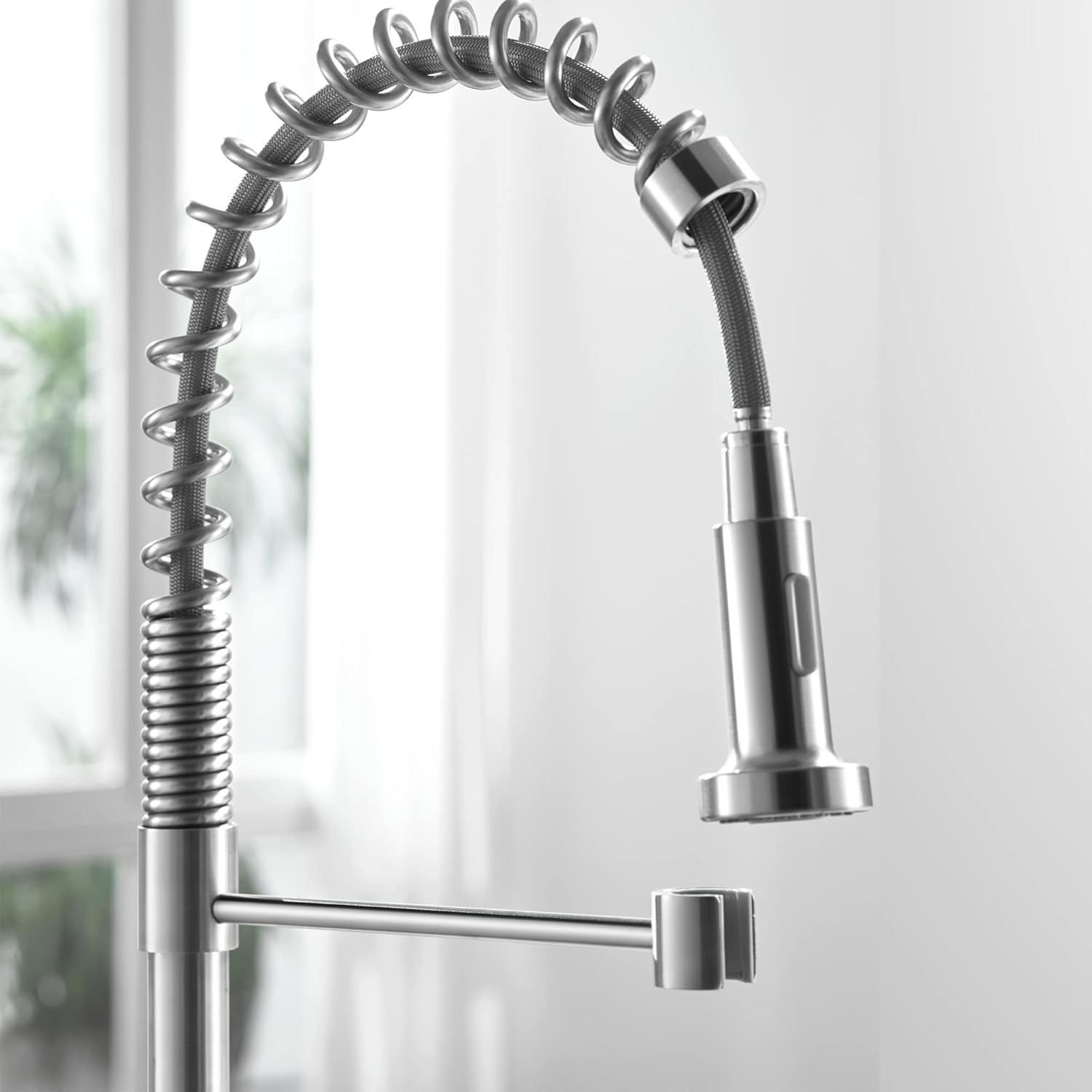 Stainless Steel Single Handle Farmhouse Kitchen Sink Faucet