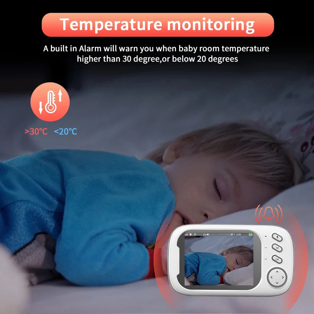 3.5 Inch Wireless Video Baby Monitor/Cam 