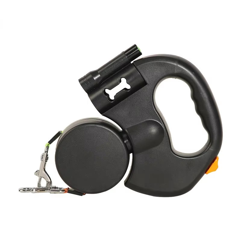 LED Automatic Retractable Traction Dog Leash 