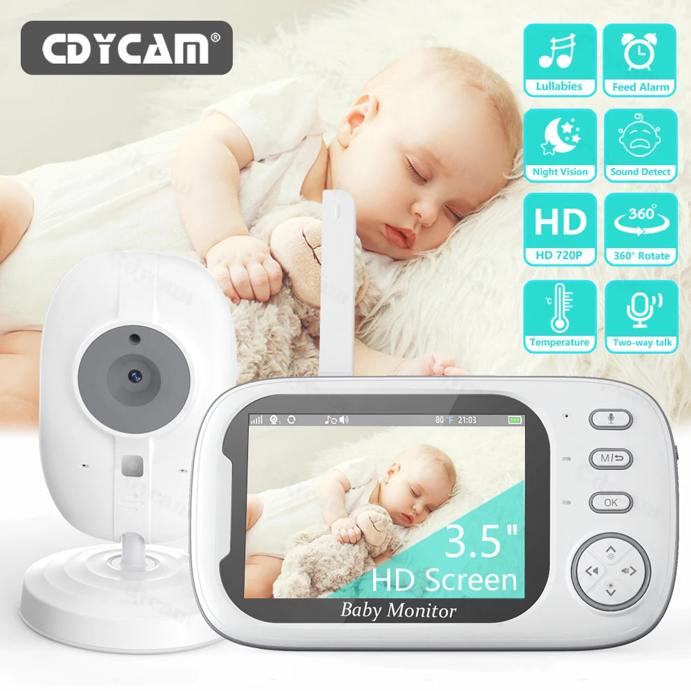 3.5 Inch Wireless Video Baby Monitor/Cam 