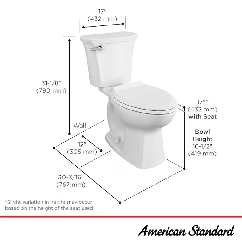 Elongated Chair Height Soft Close 2-Piece Toilet