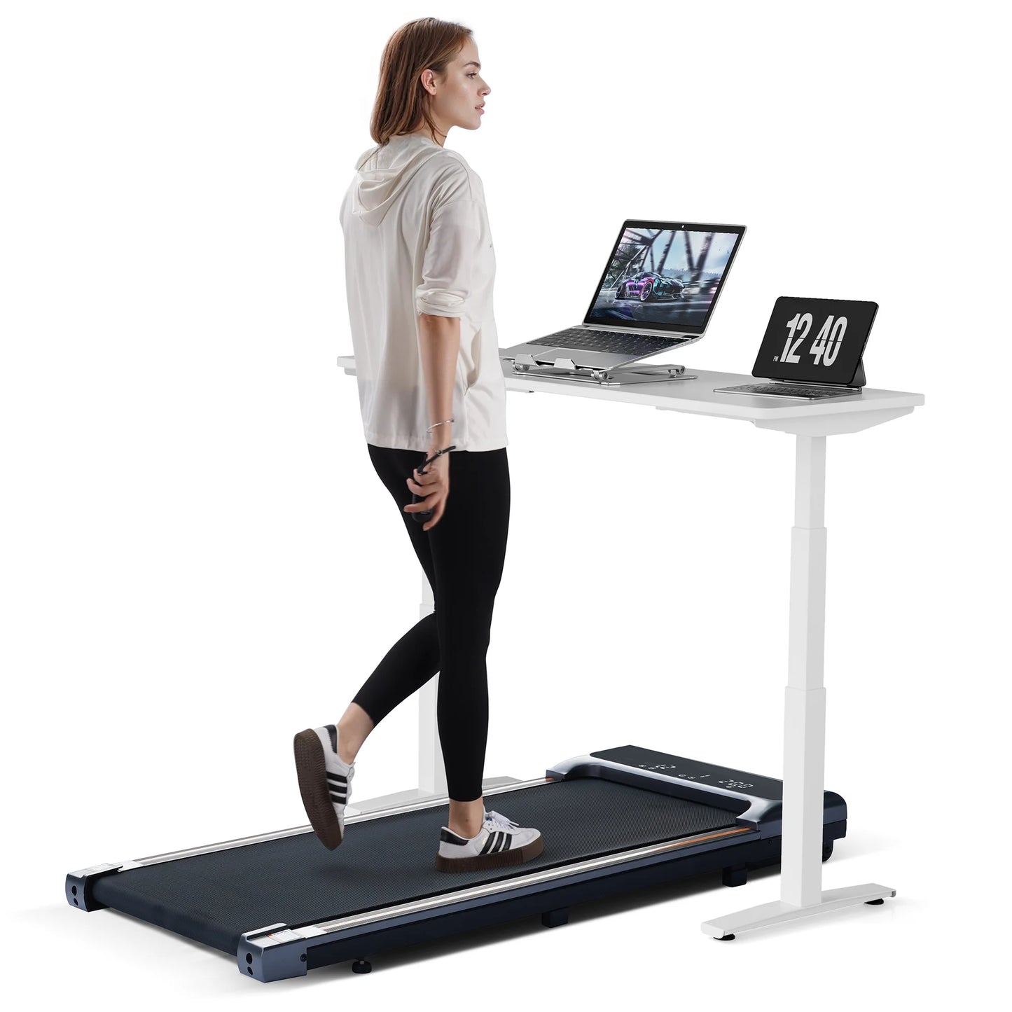 Light Weight Walking Pad Treadmill with Remote Control 