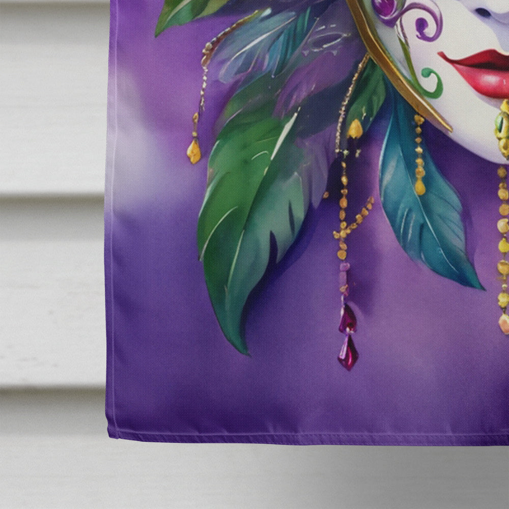 Mask Mardi Gras House Flag